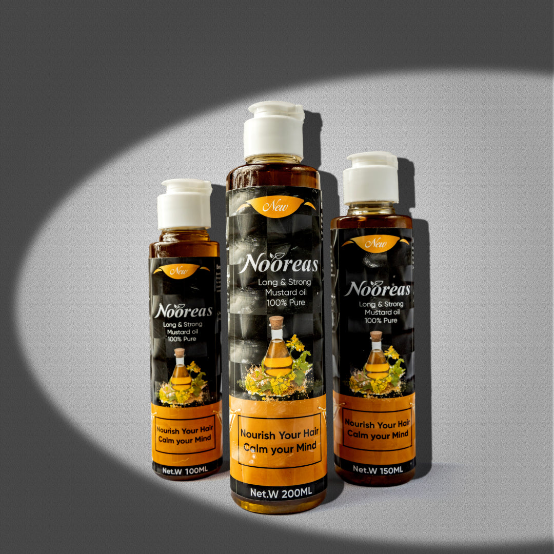 Nooreas long & strong Mustard oil 100% pure